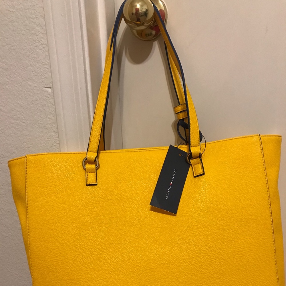 Tommy Hilfiger yellow purse New!
